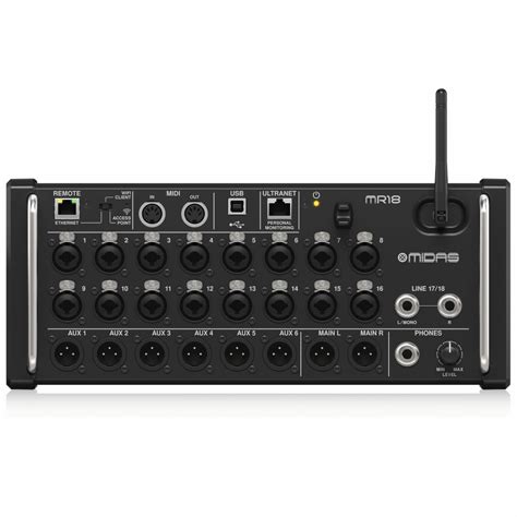 mixer midas mr16|Midas MR18 Digital Mixer .